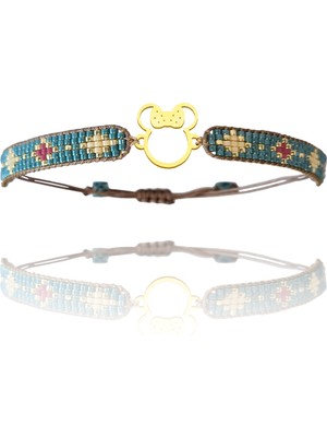 Tabitela Altın Bileklik Model 6 Mickey Mouse   G6B74 0.5 gr