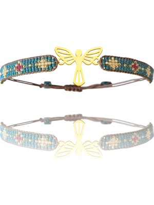 Tabitela Altın Bileklik Model 6 Melek   G6B159 0.5 gr