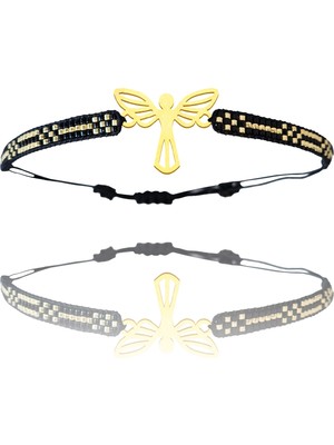 Tabitela Altın Bileklik Model 7 Melek   G7B159 0.5 gr