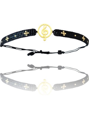 Tabitela Altın Bileklik Model 9 Müzik Notası   G9B1204 0.5 gr