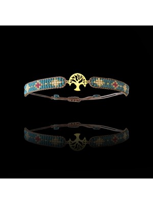 Tabitela Altın Bileklik Model 6 Ağaç   G6B108 0.5 gr