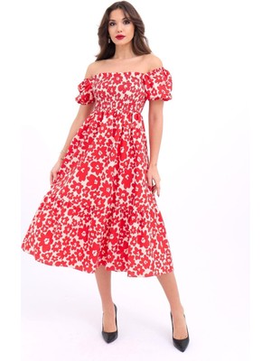 Gökyüzü Moda 5525 Elbise-Prato