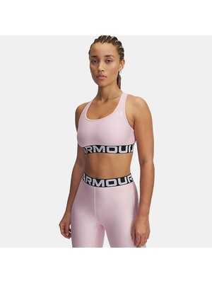 Under Armour Hg Mid Nded Kadın Pembe Antrenman BRA.647