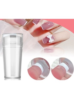 Hediye Rüzgarı Tırnak Süs Damgası - French Stamper - Kolay French Oje Uygulaması Tırnak Süsleme ve Damga Aparatı Tırnak Süsleme Damgası