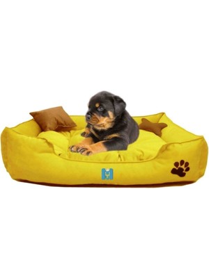 Ultrasoft Küçük Irk Köpek ve Kedi Yatağı Yıkanabilir Ürün / Kemik ve Yastık Hediyeli