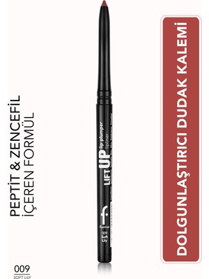 Flormar Lift Up Lip Plumper Lipliner Dolgunlaştırıcı Etkili & Uzun Süre Kalıcı Dudak Kalemi (009 Soft Lily) 8682536099509