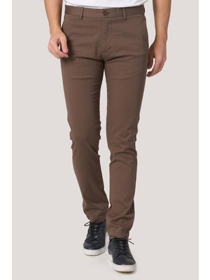 White Stone  2025-K  P1047 Cord Ottoman  Keten Pantolon    A.kahve