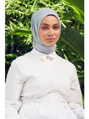 Five Scarf Açık Gri Touch Pamuk Şal