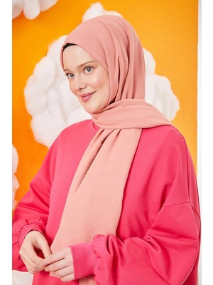 Five Scarf Pudra Pamuk Cazz Şal