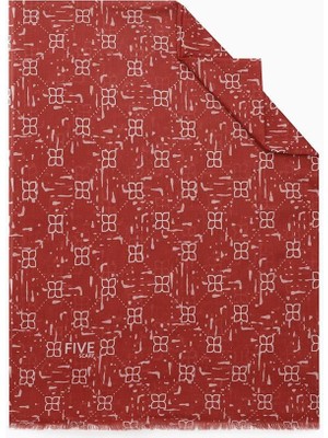 Five Scarf Tarçın Relax Yaprak Şal