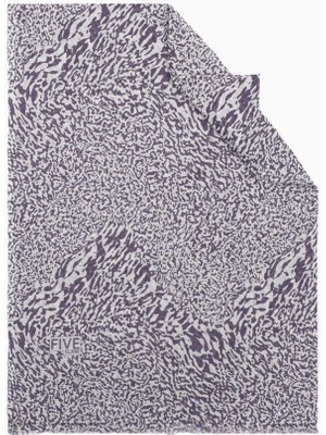 Five Scarf Eflatun Relax Ebruli Desen Şal