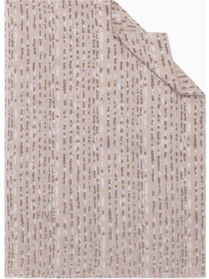 Five Scarf Açık Vizon Relax Nokta Şal