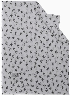 Five Scarf Gri Relax Yonca Şal