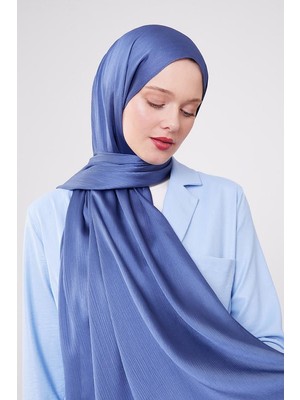 Five Scarf Kot Mavi Brillant Abiye Şal
