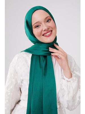 Five Scarf Zümrüt Yeşili Brillant Abiye Şal