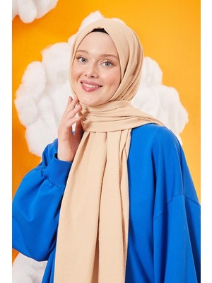 Five Scarf Koyu Sarı Pamuk Cazz Şal