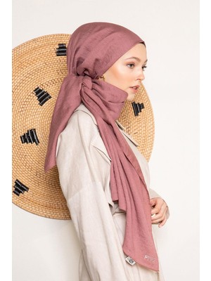 Five Scarf Koyu Pudra Junset Şal