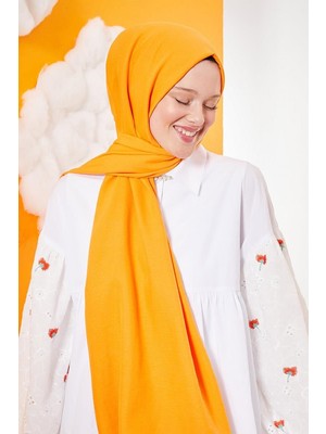 Five Scarf Oranj Pamuk Cazz Şal