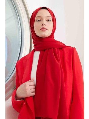 Five Scarf Kırmızı Medine İpeği Şal