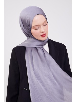 Five Scarf Koyu Gri Brillant Abiye Şal