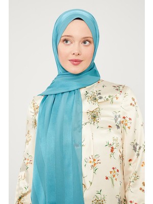 Five Scarf Petrol Yeşili Sim Şeritli Tokyo Şal