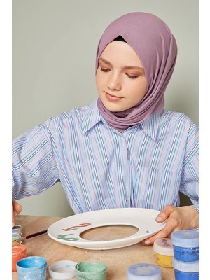 Five Scarf Açık Eflatun Modal Pamuk Şal