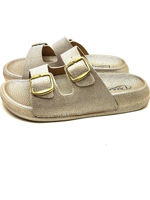 Parmi Anatomik Kadın Terlik 20061 Pienn Deri Yazlık Günlük Kullanım İçin Kaymaz Taban