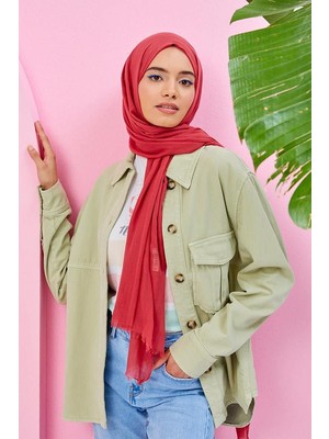 Five Scarf Koyu Fuşya Olay Pamuk Şal