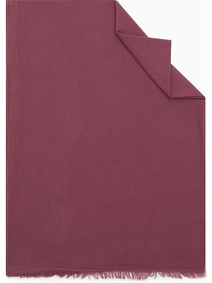 Five Scarf Açık Menekşe Naturel Pamuk Şal