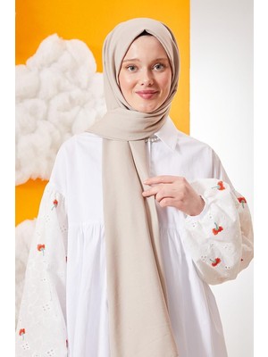 Five Scarf Kül Pamuk Cazz Şal