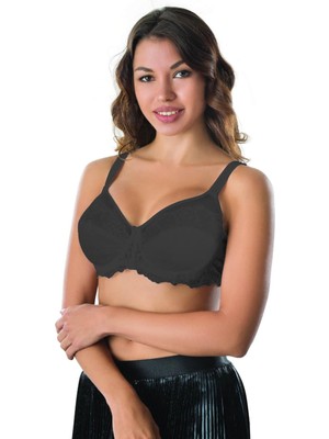 Siyah Mı Emay 170 C Balenli Brode Toparlayıcı Sütyen