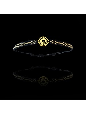 Tabitela Altın Bileklik Model 7 Güneş   G7B378 0.5 gr