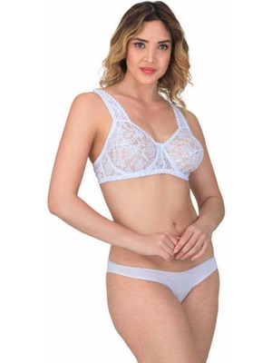 Beyaz Mı Emay 178 B Balenli Dantelli Sütyen