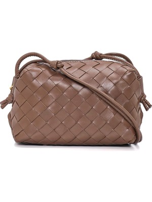 Fyora Kahve Hakiki Deri Kadın Çanta