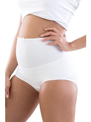 Beyaz Mı Emay 2810 Cotton Hamile Külot Korse
