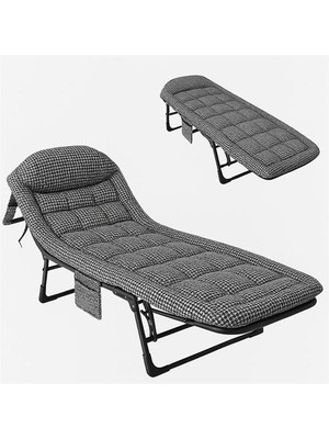 Sunup SN-26975 TAŞINABILIR Ayarlanabilir 5 Kademe Sünger Kamp Yatak Şezlong (Kazayağı)
