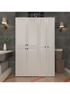 Kenzlife Membran Çamaşır Kurutma Makinesi Dolabı Yaromira Byzbyz Panjur 180*120*64 Mebran Kapak Suntalam Gövde