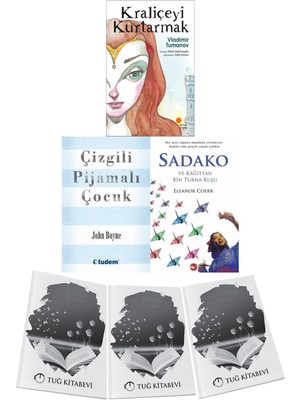 Kraliçeyi Kurtarmak - Çizgili Pijamalı Çocuk - Sadako 3lü Set + Hediyeli