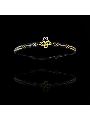 Tabitela Altın Bileklik Model 7 Çiçek   G7B389 0.5 gr