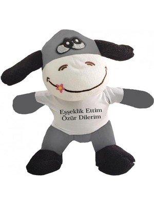 Akıllı Durak Oyuncak Peluş Eşeklik Ettim Tişörtlü Eşek
