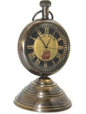 Akıllı Durak Masa Üstü Pirinç Saat Model 5