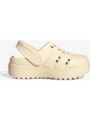 adidas Adilette Platform Clogs Unisex Ekru Terlik
