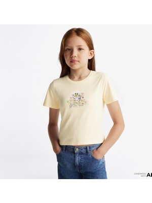 Birdsong Relaxed Crop Ss.-