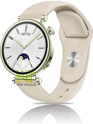 Huawei Watch Gt4 / Gt5 41MM ile Uyumlu 18MM Yumuşak Jel Silikon A+ Kalite Spor Strap