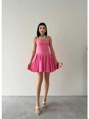 Violet Kiloş Mini Elbise