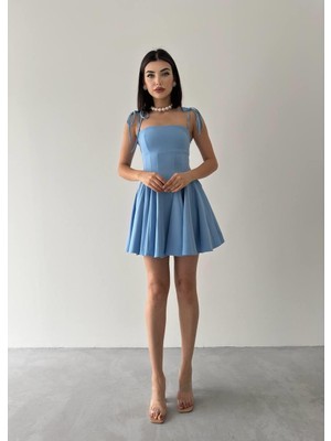 Violet Kiloş Mini Elbise