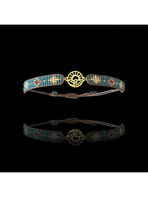 Tabitela Altın Bileklik Model 6 Güneş   G6B378 0.5 gr