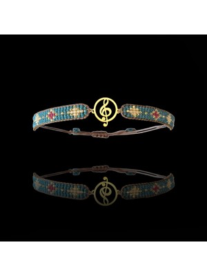 Tabitela Altın Bileklik Model 6 Müzik Notası   G6B1204 0.5 gr