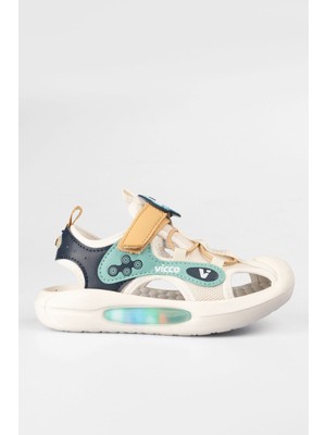 26-31 Numara Önü Kapalı Işıklı Hafif Unisex Erkek-Kız Çocuk Sandalet