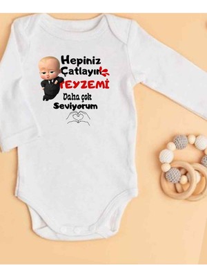 Isimli Zıbın Hediyelik Anne Baba Yazılı Zıbın